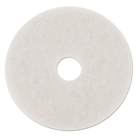 Overtime 18 in. dia Standard Polishing Floor Pads - White, 5PK OV3747330